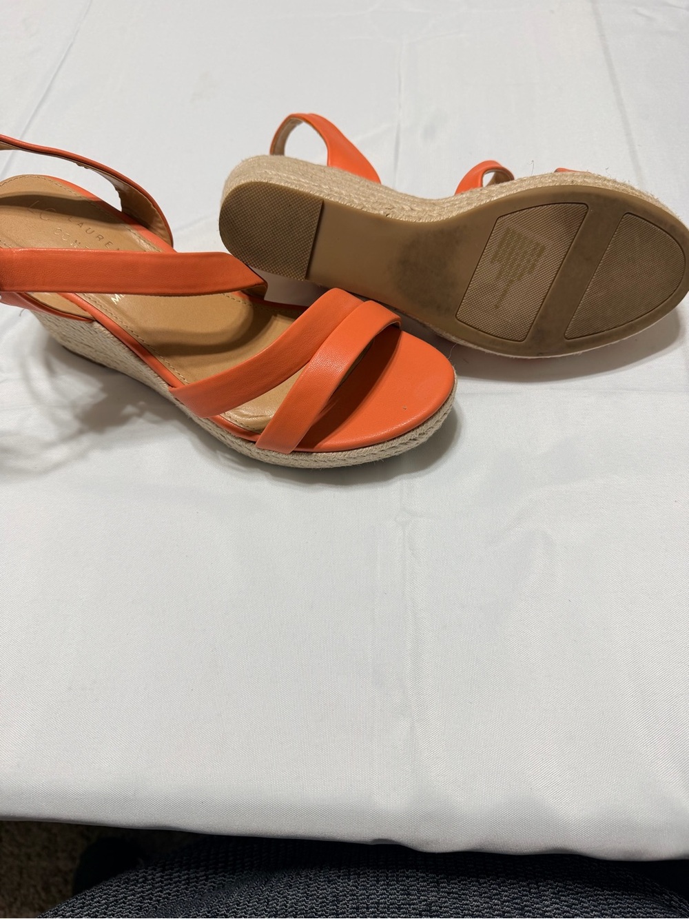 LC Lauren Conrad Slamon Espadrille Wedge Sandals - Picture 3 of 5